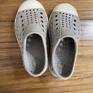 Native Jefferson  Gray Unisex Toddler Kids Water Shoes Size C7